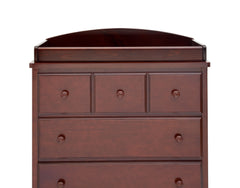 Delta Children Black Cherry Espresso (607) Dress Kit atop Dresser g3g