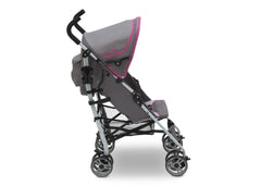 J is for Jeep Brand Trekking Berry (957) Scout AL Sport Stroller, Side View, c2c