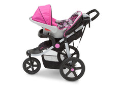 Delta Children Berry Tracks (678) J is for Jeep Brand Adventure All Terrain Jogger Stroller Full Left Side View b5b