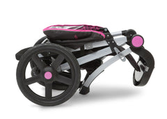 Delta Children Berry Tracks (678) J is for Jeep Brand Adventure All Terrain Jogger Stroller Folded b7b