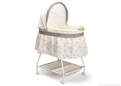 Delta Children Falling Leaves (138) Deluxe Sweet Beginnings Bassinet, Side View b1b