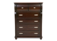 Simmons Kids LaBrosse Cherry (026) Vancouver 6 Drawer Chest Front View a1a