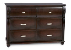 Simmons Kids LaBrosse Cherry (26) Vancouver Double Dresser Front View a1a