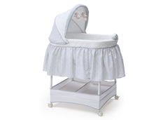 Delta Children Garden Gate (082) Gliding Bassinet Right Side View b1b