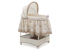 Delta Children Safari Carousel (292) Gliding Bassinet Right Side View c1c