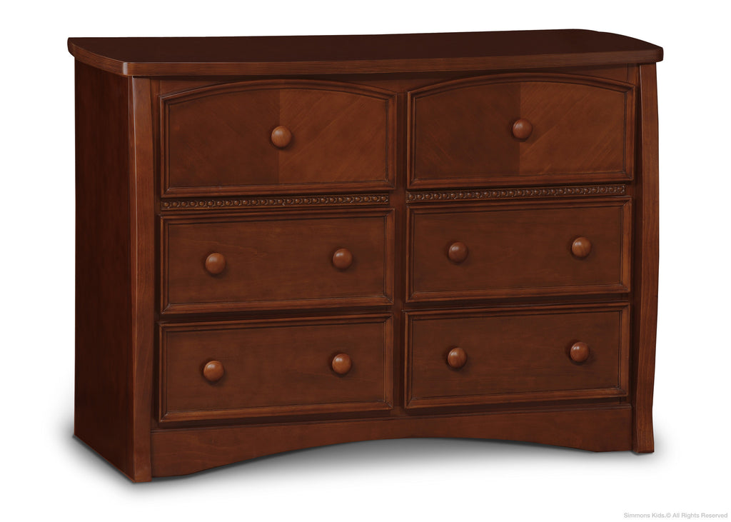 Simmons Kids Espresso Truffle (208) Elite Double Dresser a1a