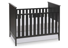 Simmons Kids Black (001) Melody 3-in-1 Crib, Crib Conversion a1a