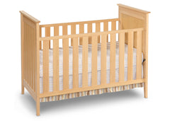 Simmons Kids Natural (260) Melody 3-in-1 Crib, Crib Conversion c1c