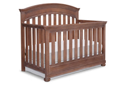Simmons Kids Antique Walnut (267) Chateau Crib 'N' More, Crib Conversion a2a