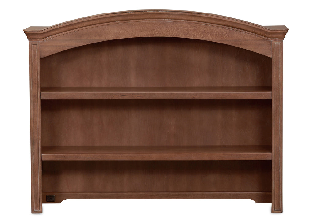 Simmons Kids Antique Walnut (267) Chateau Bookcase & Hutch a1a