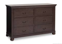 Simmons Kids Vintage Espresso (915) Castille Double Dresser (317030) b1b