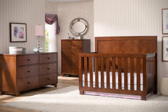 Simmons Kids Espresso Truffle (208) Bellante 4-in-1 Crib in Setting a1a