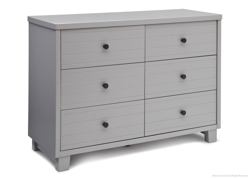 Simmons Kids Grey (026) Rowen Double Dresser (320030) a1a