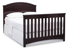 Simmons Kids Black Espresso (907) Emma Crib 'N' More Angled Full Size Bed Conversion View b7b