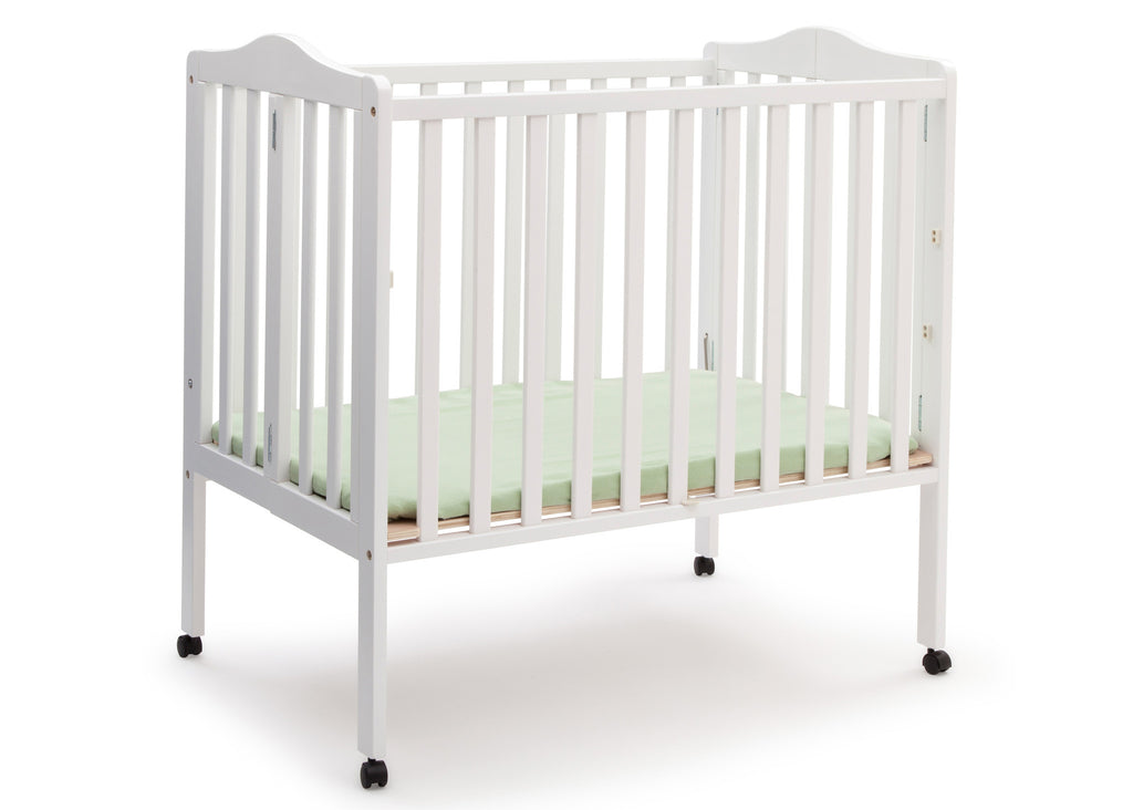 Delta Children White (100) Portable Crib, Option 1 a2a