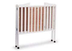 Delta Children White (100) Portable Crib, Folded a4a