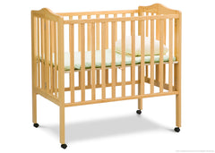 Delta Children Natural (260) Portable Crib b1b