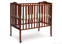 Delta Children Dark Cherry (604) Portable Crib, Option 2 c3c