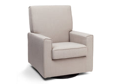 Delta Children Taupe Eva Glider Side View b1b