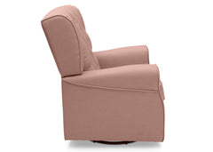 Delta Children Blush (636) Emma Tufted Glider Full Right Side View a3a