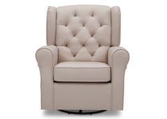 Delta Children Flax (710) Emma Tufted Glider Front Facing View b1b