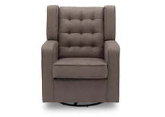 Delta Children Paris Glider, Graphite (018), Front View, a1a