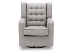 Delta Children Paris Glider, Dove Grey (034), Front View, b2b