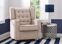 Delta Children Paris Glider, Ecru (277), Room View, c1c