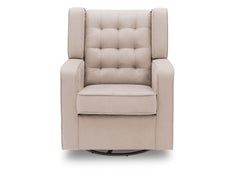 Delta Children Paris Glider, Ecru (277), Front View, c2c