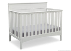 Delta Children Bianca (130) Fancy 4-in-1 Crib Side View, Crib Conversion a4a