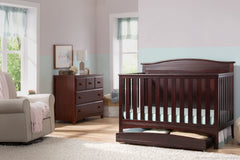 Delta Children Dark Chocolate (207) Bennette 4-in-1 Crib In Nursery c1c