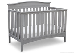 Delta Children Grey (026) Baker 4-in-1 Crib Side View a3a