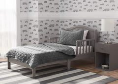 Delta Children Baker Toddler Bed, Grey (026), Room View, a1a