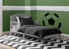 Delta Children Abby Toddler Bed, Grey (026), Room View, a1a