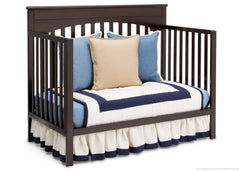 Delta Children Dark Chocolate (207) Layla 4-in-1 Crib, Day Bed Conversion c5c