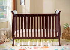 Delta Children Espresso Cherry (205) Charleston/Glenwood 3-in-1 Crib in Setting b1b