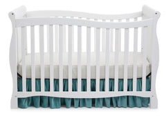 Delta Children White (100) Brookside 4-in-1 Crib, Crib Conversion a1a