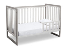 Delta Children White / Grey (066) Urban Classic 3-in-1 Crib, Toddler Bed Conversion a5a