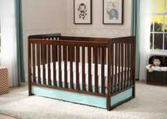 Delta Children Chocolate (204) Urban Classic 3-in-1 Crib, Detailed View b2b