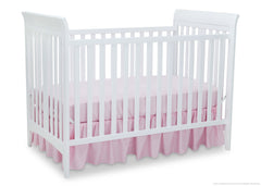 Delta Children White (100) Parkside 3-in-1-Crib, Crib Conversion a2a
