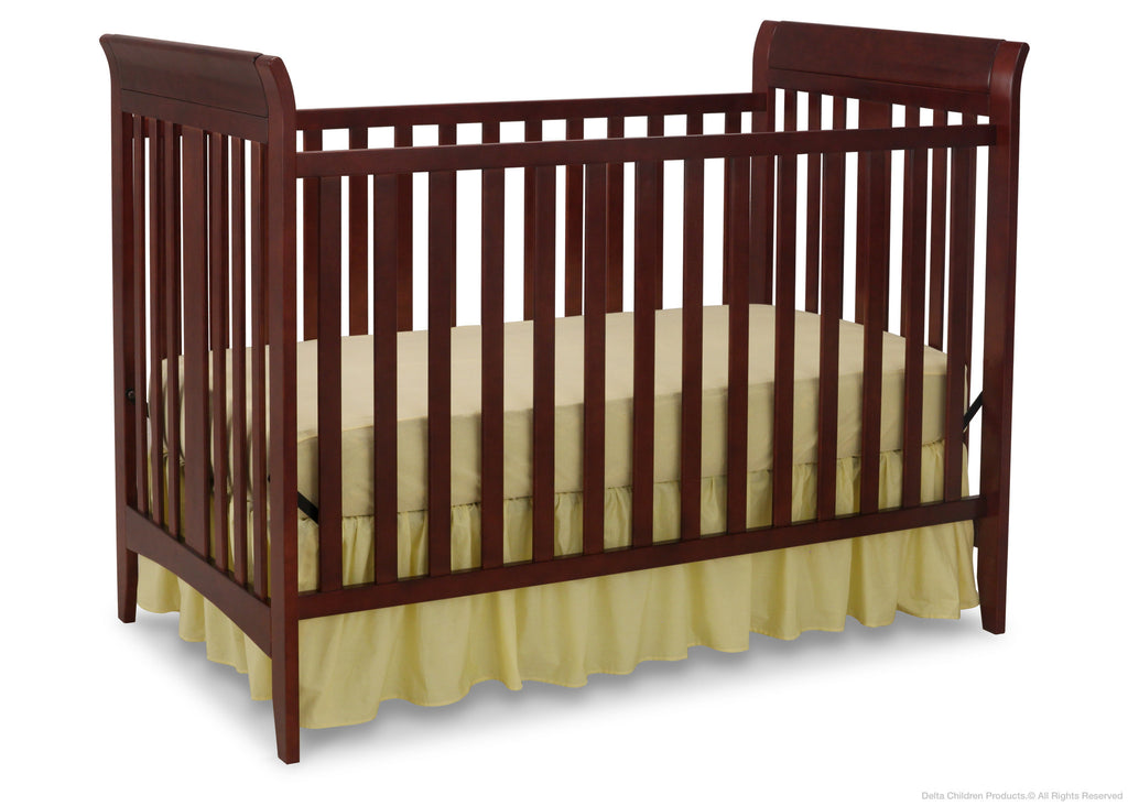 Delta Children Cabernet (648) Parkside 3-in-1-Crib, Crib Conversion c2c