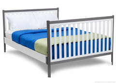 Delta Children White / Grey (027) Tribeca 4-in-1 Crib, Full-Size Bed Conversion a5a