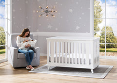 Delta Children Heather Grey Eva Glider Room a0a