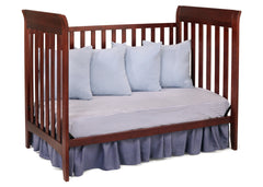 Delta Children Black Cherry Espresso (607) Bayside 3-in-1 Crib Daybed Conversion a4a