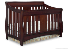 Delta Children Black Cherry Espresso (607) Oberon 4-in-1 Crib, Crib Conversion a2a