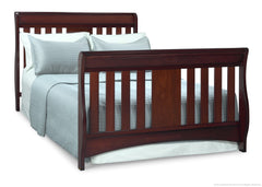 Delta Children Black Cherry Espresso (607) Oberon 4-in-1 Crib, Full-Size Conversion a5a