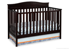 Delta Children Dark Chocolate (207) Larkin 4-in-1 Crib, Crib Conversion b2b