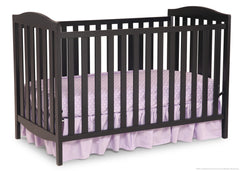 Delta Children Black (001) Capri 3-in-1-Crib, Crib Conversion a3a