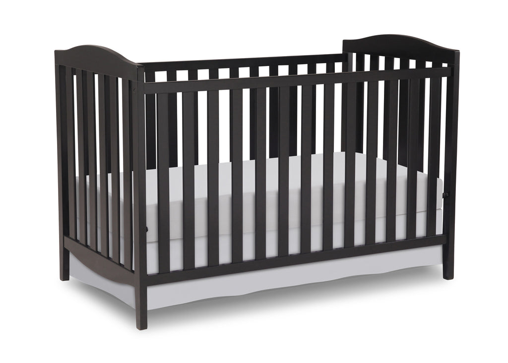 Delta Children Black (001) Capri 3-in-1-Crib, Crib Conversion