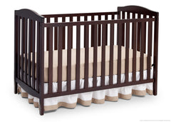 Delta Children Dark Chocolate (207) Capri 3-in-1-Crib, Crib Conversion c3c